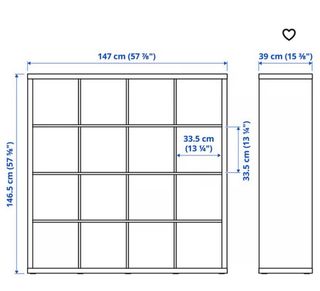 Estantería Kallax 4x4 Blanca Ikea
