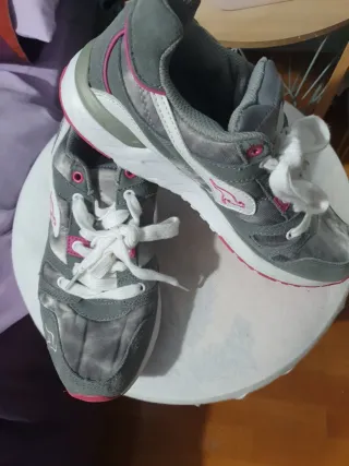 Zapatillas KangaROOS Talla 39 Gris/Rosa