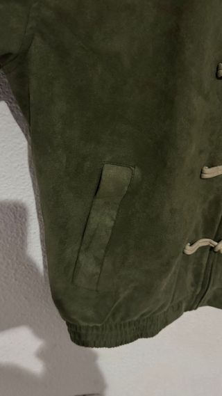 Chaqueta Adidas Verde Estilo Chino