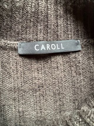 Jersey CARROLL marrón tejido