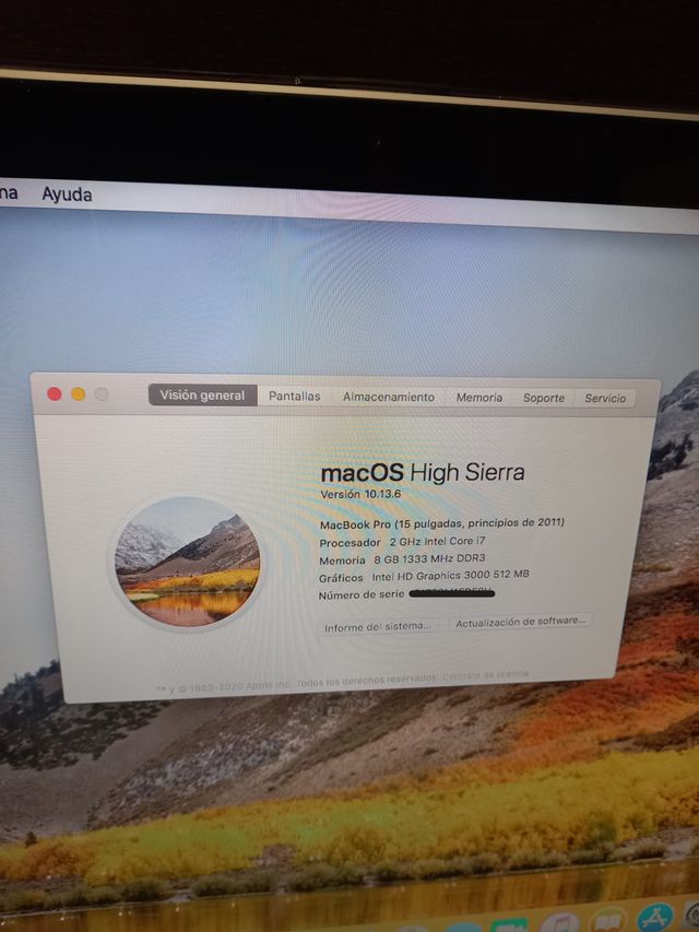 MacBook Pro A1286 (i7, 8GB RAM, 500GB)