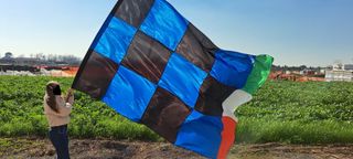 Bandierone a Scacchi Inter 21°Scudetto ⭐⭐ 320x210