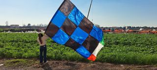 Bandierone a Scacchi Inter 21°Scudetto ⭐⭐ 320x210