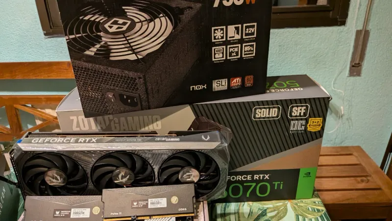 RTX 5070 Ti 2+4Tb SSD 32GB RAM 750W MSI B650 WiFi afbeelding 3