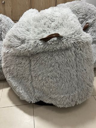 Puff Gigante Gris XXL