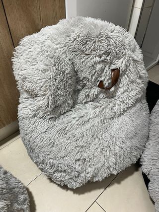 Puff Gigante Gris XXL