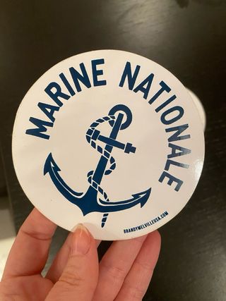 Pegatinas Marine Nationale x2