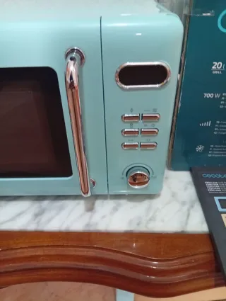 Microondas Retro Cecotec Azul