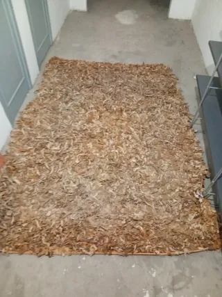 Alfombra de cuero 220x170 cm