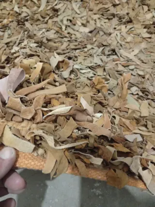 Alfombra de cuero 220x170 cm