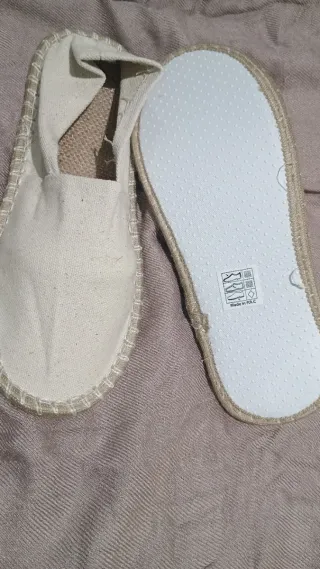 6 Alpargatas Blancas de algodón para Boda