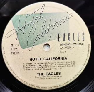 LP 1978 🇪🇺 EAGLES - HOTEL CALIFORNIA