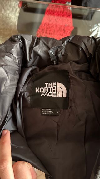 Chaqueta The North Face 700 Beige/Negra Nueva