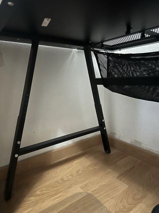 Escritorio Ikea 160x80 Negro/Marrón