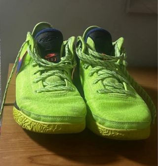 Zapatillas Baloncesto Nike Verdes y Azules