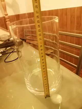 Jarrón de cristal para flores