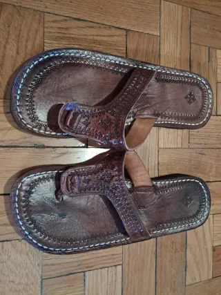 Chanclas de cuero