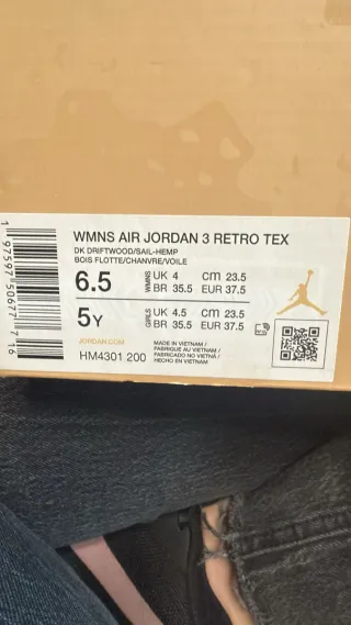 Zapatillas Jordan 37.5 Camuflaje Naranja