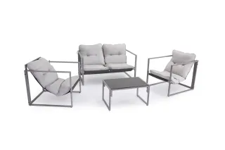 Conjunto Muebles Exterior Roma: Sofá, Mesa y 2 Sil