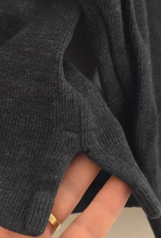 Jersey Ralph Lauren Gris Media Cremallera Talla L