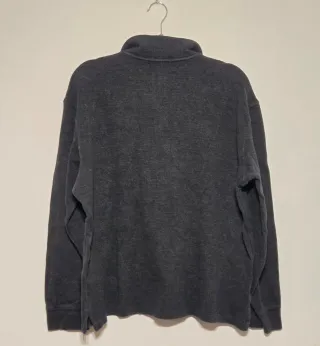 Jersey Ralph Lauren Gris Media Cremallera Talla L