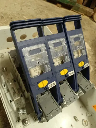 Caja eléctrica CGP-250A con porta fusibles BUC.