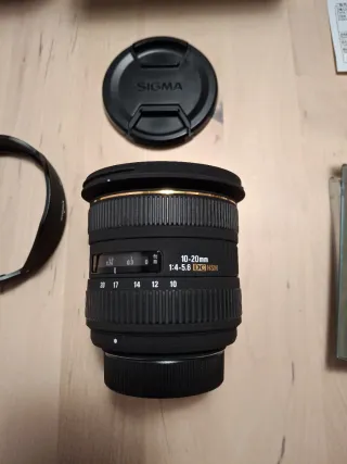 Obiettivo Sigma 10-20mm F4-5.6 EX Nikon + filtri