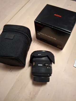 Obiettivo Sigma 10-20mm F4-5.6 EX Nikon + filtri