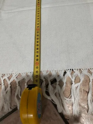 6 Asciugamani Vintage Cotone Bianco