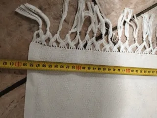 6 Asciugamani Vintage Cotone Bianco