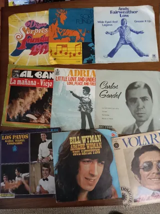 Lote 7 Vinilos Antiguos Pop Rock Soul Latino