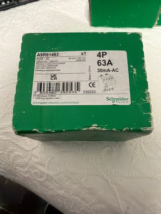 Diferencial 4P 63A 30mA Schneider Electric