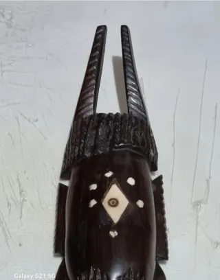 Máscara Africana Madera Hueso 31 centímetros