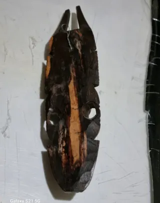 Máscara Africana Madera Hueso 31 centímetros