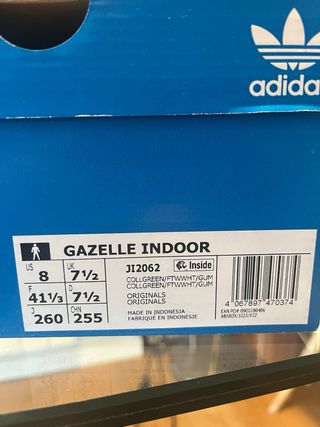 Adidas Gazelle Verdes Talla [Talla]