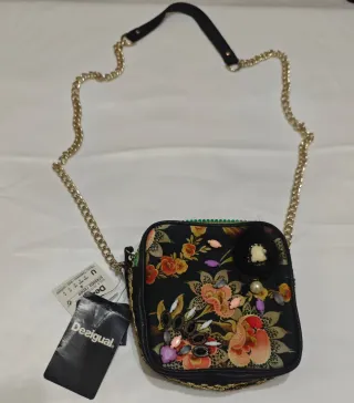 Bolso Desigual Mujer Flores Cadena