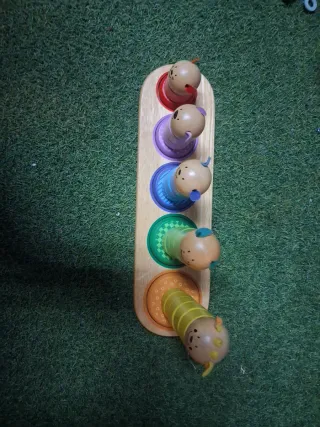 Juguete Montessori Apilable Animales Madera