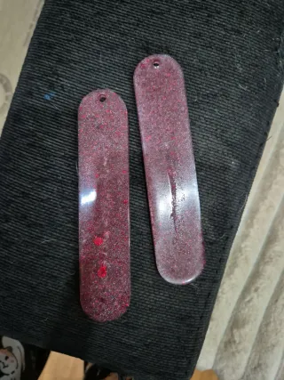 Marcadores de páginas con purpurina