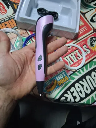 Lapiz o boli 3D Printing Pen-3 con filamentos