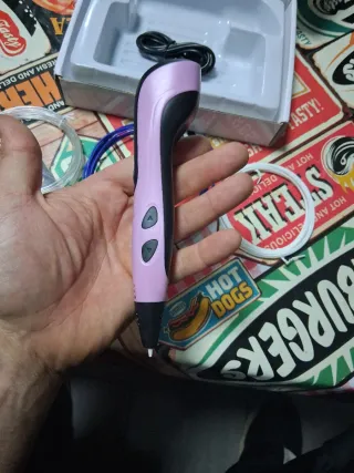 Lapiz o boli 3D Printing Pen-3 con filamentos