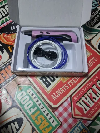 Lapiz o boli 3D Printing Pen-3 con filamentos