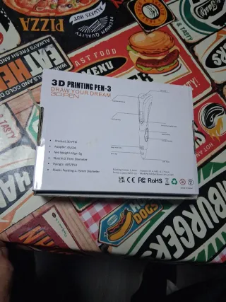 Lapiz o boli 3D Printing Pen-3 con filamentos