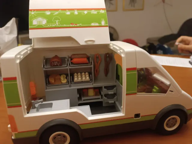Furgoneta Mercado Playmobil