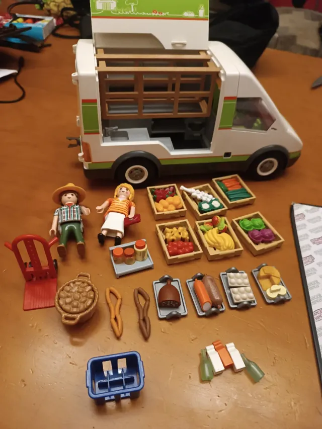 Furgoneta Mercado Playmobil