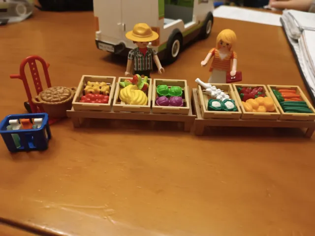Furgoneta Mercado Playmobil