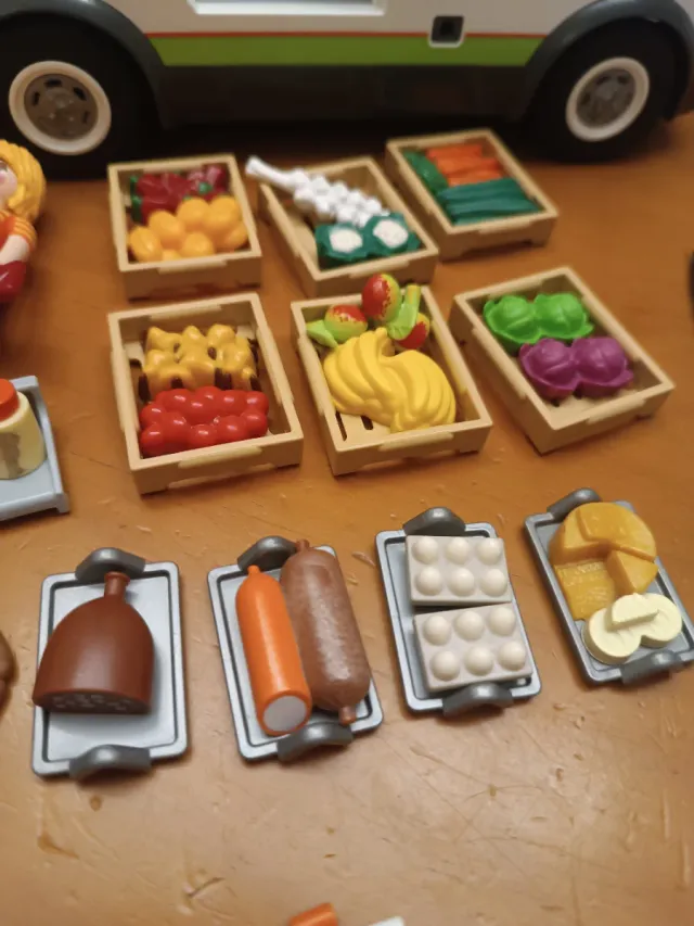 Furgoneta Mercado Playmobil