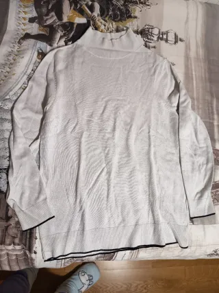 Jersey Sfera cuello alto blanco