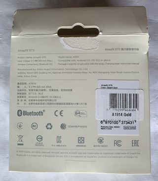 Amazfit GTS Reloj Inteligente A1914 Dorado