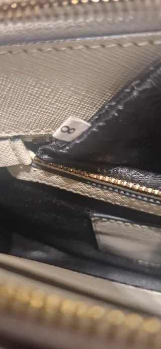 Borsa Prada Galleria bicolore beige/nera