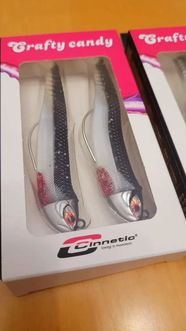 10 Black Minnow Señuelos